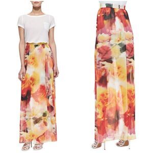 Alice + Olivia|Leah Floral Print Wrap Skirt, 4